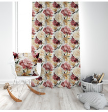 Párnahuzat MIGD162 40x40 cm rózsa virág