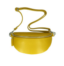 Bőr deréktáska MI163 okker Made in Italy