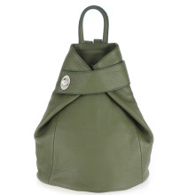 Bőr bőr hátizsák 443 katonai zöld