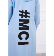 Kardigánt oversize MI9005 égszínkék