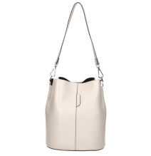 Bőr kézitáska 401 Made in Italy bézs