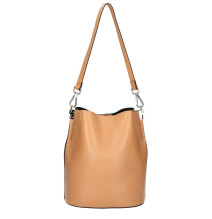 Bőr kézitáska 401 Made in Italy menta