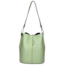 Bőr kézitáska 401 Made in Italy menta