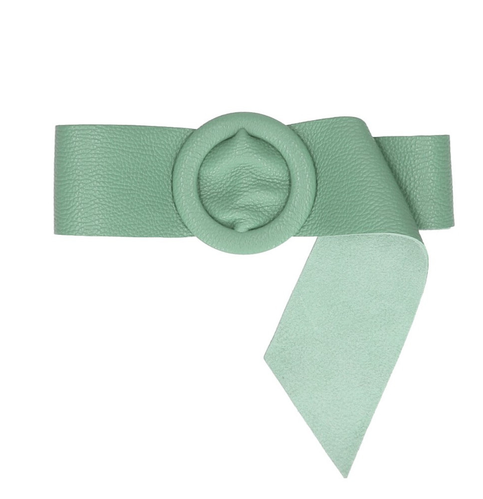 Női bőröv 224 Made in Italy menta