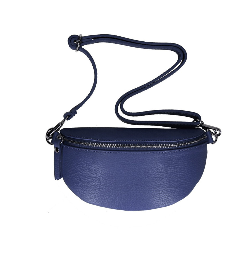 Bőr deréktáska MI163 jeans Made in Italy