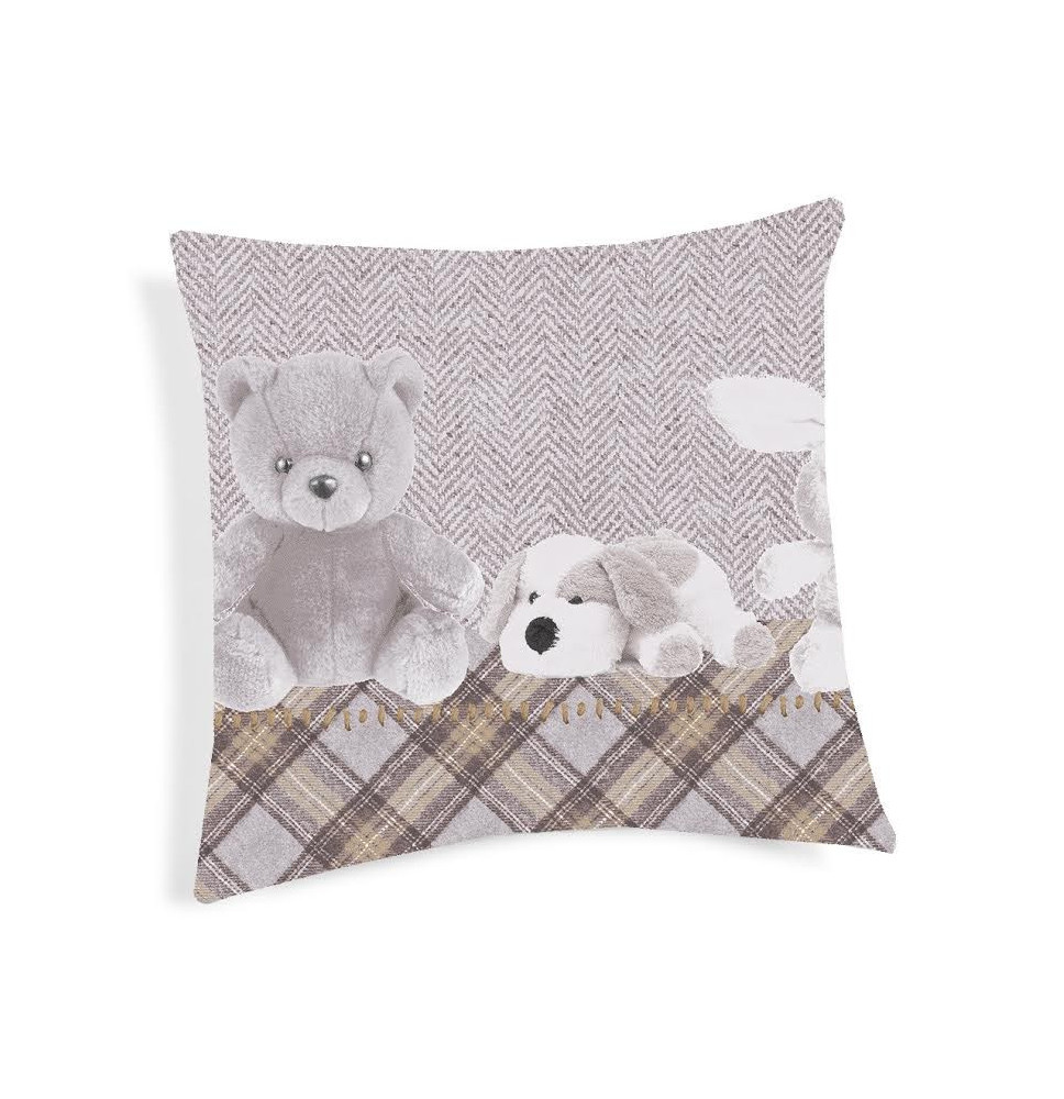 Párnahuzat Plüssök bézs 40x40 cm MADE IN ITALY