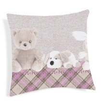 Párnahuzat Plüssök rózsaszín 40x40 cm MADE IN ITALY