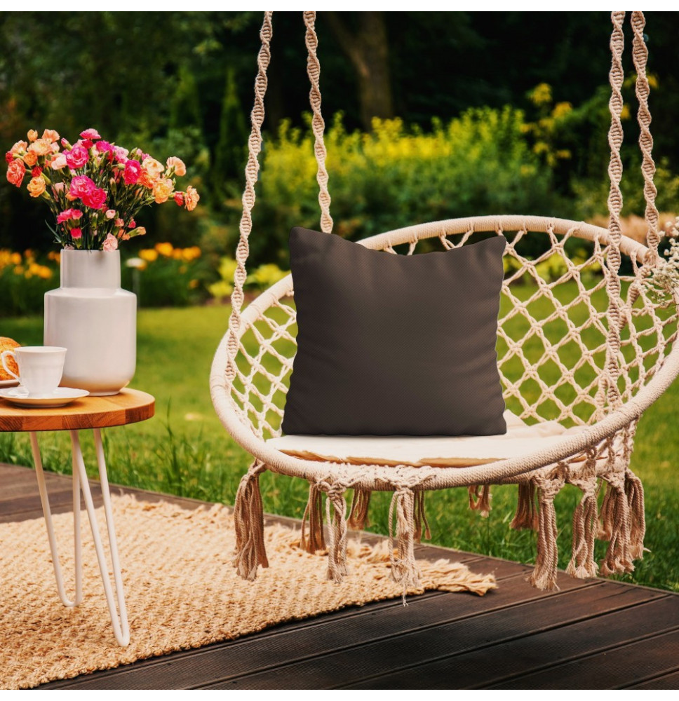 Kerti párna vízálló 50x50 cm barna