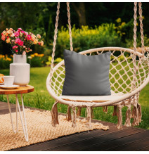 Kerti párna vízálló 50x50 cm sötét szürke