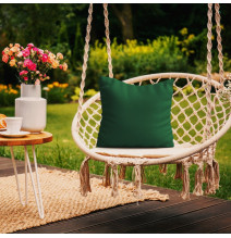 Kerti párna vízálló 50x50 cm sötétzöld