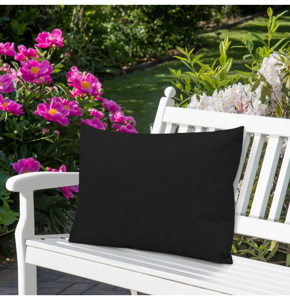 Kerti párna vízálló 50x70 cm fekete