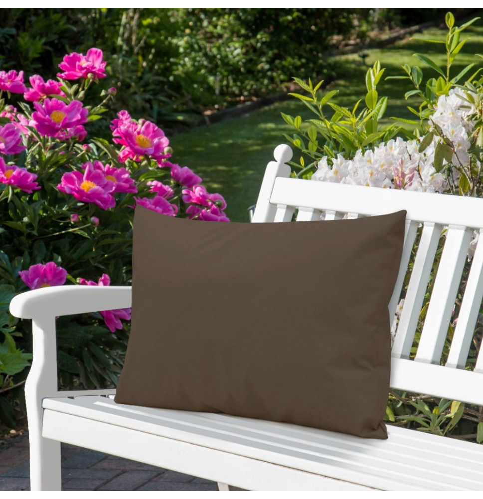 Kerti párna vízálló 50x70 cm barna