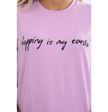 Női póló SHOPPING MY CARDIO lila MI65297