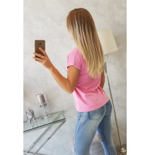 Női póló SHOPPING MY CARDIO világos rózsaszín MI65297