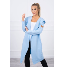 Kardigánt oversize MI9077 kék