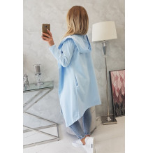 Kardigánt oversize MI9077 kék