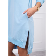 Ruha meghosszabbított hátsó és egy kapucnival MI9078 kék