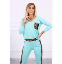 Női szett Párduc MI0068  menta