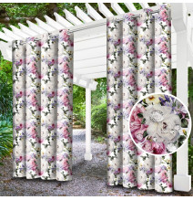 Kerti függöny a gyűrűk a teraszon MIG143C