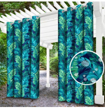 Kerti függöny a gyűrűk a teraszon MIG143C