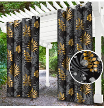 Kerti függöny a gyűrűk a teraszon MIG143C