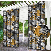 Kerti függöny a gyűrűk a teraszon MIG143C