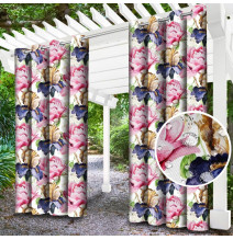 Kerti függöny a gyűrűk a teraszon MIG143C