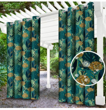 Kerti függöny a gyűrűk a teraszon MIG143C