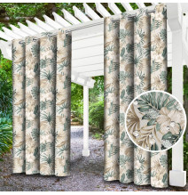 Kerti függöny a gyűrűk a teraszon MIG143C