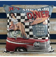 Párnahuzat gobelin 42x42 cm Eden 805