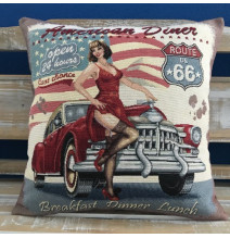 Párnahuzat gobelin 42x42 cm Eden 806