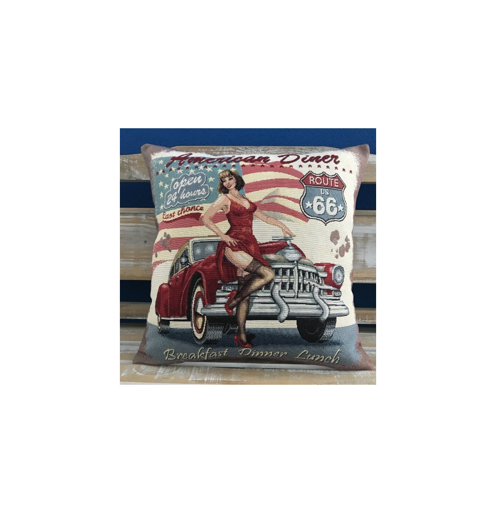 Párnahuzat gobelin 42x42 cm Eden 806