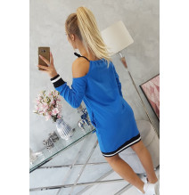 Dress Tres Chic MI62182 azúrkék