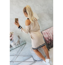 Dress Tres Chic MI62182 bézs