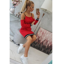 Dress Tres Chic MI62182 piros