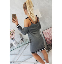 Dress Tres Chic MI62182 grafit