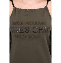 Dress Tres Chic MI62182 sötétzöld