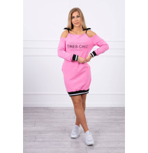Dress Tres Chic MI62182 rózsaszín