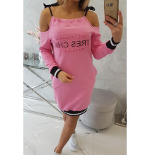 Dress Tres Chic MI62182 rózsaszín