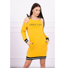 Dress Tres Chic MI62182 okker