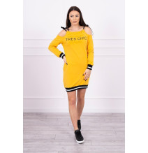 Dress Tres Chic MI62182 okker