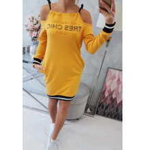 Dress Tres Chic MI62182 okker