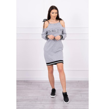 Dress Tres Chic MI62182 szürke