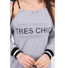 Dress Tres Chic MI62182 szürke