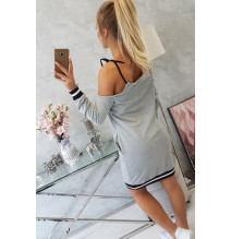 Dress Tres Chic MI62182 szürke