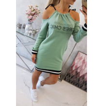 Dress Tres Chic MI62182 sötét menta