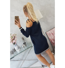 Dress Tres Chic MI62182 sötétkék