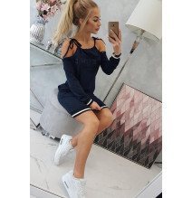 Dress Tres Chic MI62182 sötétkék