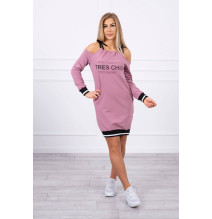 Dress Tres Chic MI62182 sötét rózsaszín