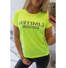 Női póló LIMITED EDITION sárga